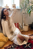 Cream Karima Kaftan Caftan-Moroccan Kaftan