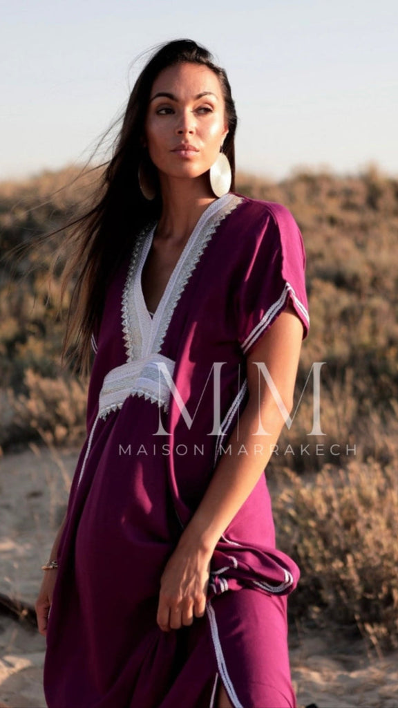 Purple Marine Marrakech Lounge Kaftan Caftan, Vacation Dress, Moroccan Kaftan - Maison De Marrakech