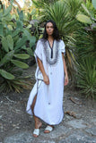 White Berber Moroccan Kaftan,White Berber Moroccan Kaftan