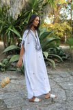 White Berber Moroccan Kaftan,White Berber Moroccan Kaftan