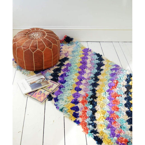 Handira Moroccan Handwoven Bed-End Cover Blanket