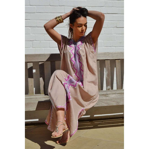 New Pink Berber Kaftan