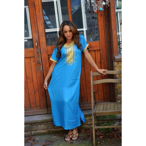 Turquoise Resort Kaftan Fez Style - Maison De Marrakech