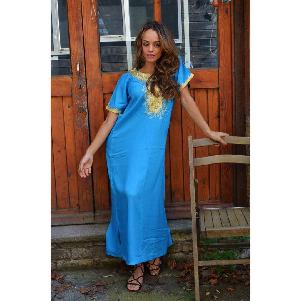 Turquoise Resort Kaftan Fez Style - Maison De Marrakech