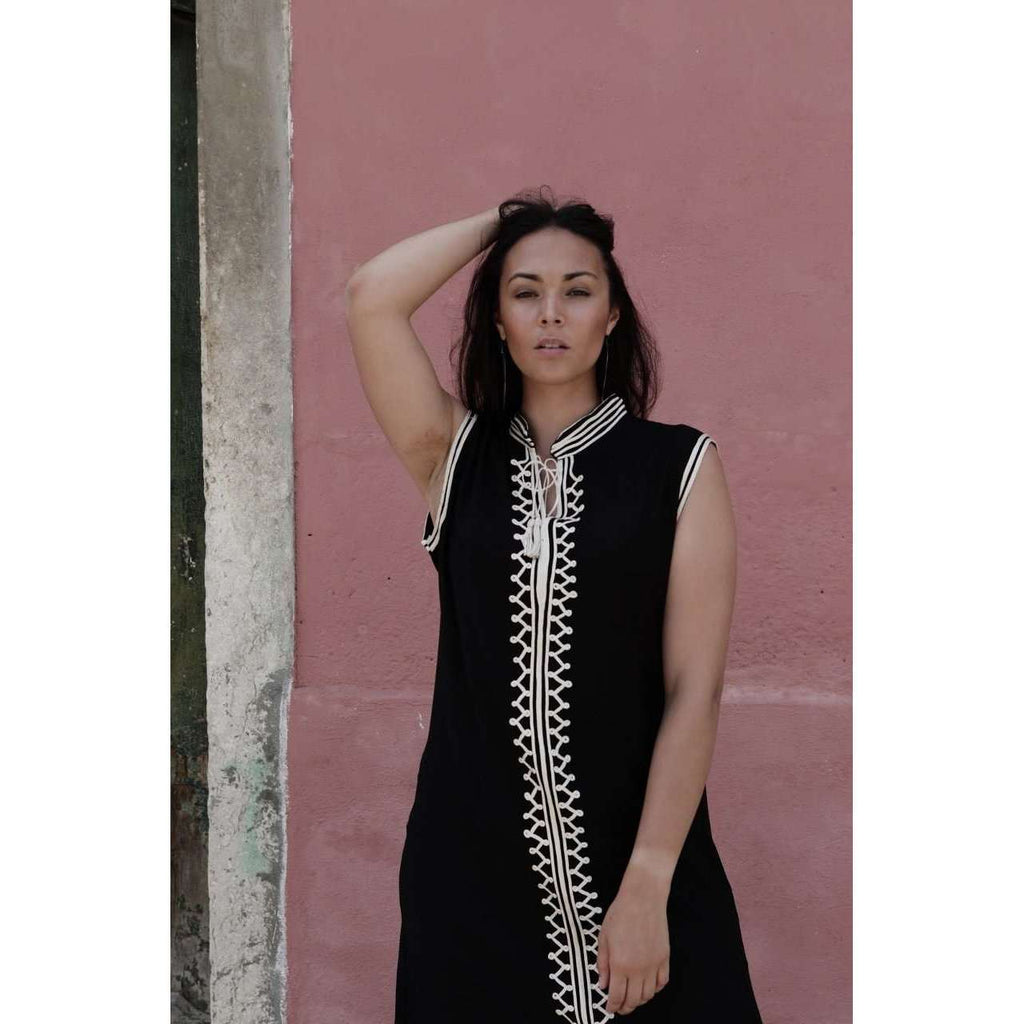 Black & White Zigzag Boho Kaftan Caftan Loungewear - Moroccan Kaftan,Black & White Zigzag Boho Kaftan Caftan Loungewear - Moroccan Kaftan