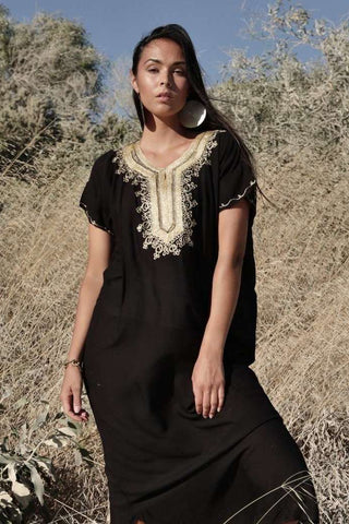White Silver Marrakech Gandora -home dress, resort dress