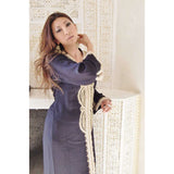 Black Kaftan Maxi Dress -Lella Style - Maison De Marrakech