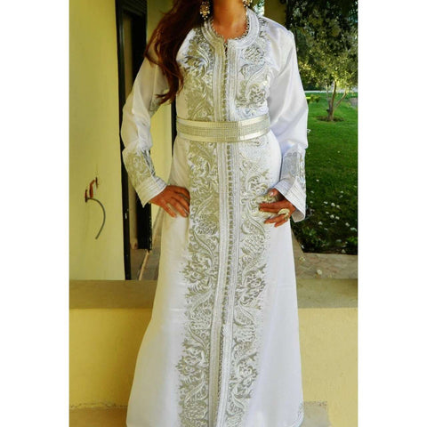 Moroccan Takchita Party Kaftan-Aziza - Maison De Marrakech