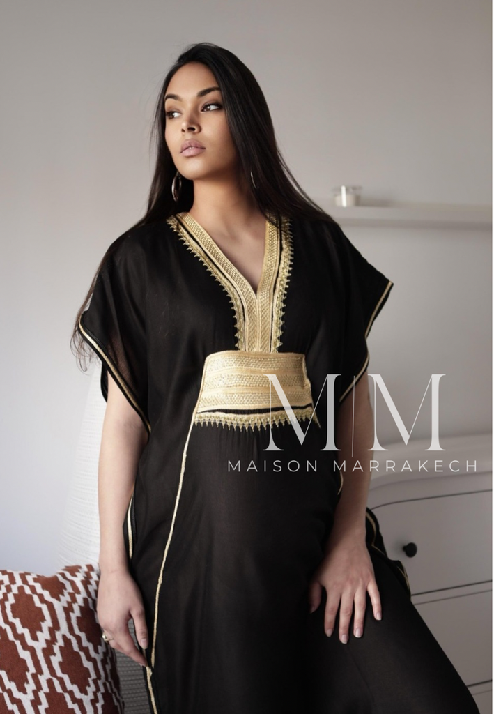 Black Gold Marine Kaftan