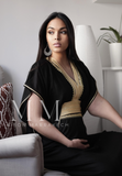 Black Gold Marine Kaftan
