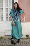 Turquoise Blue Berber Kaftan