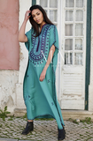 Turquoise Blue Berber Kaftan