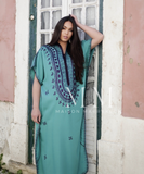 Turquoise Blue Berber Kaftan