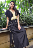 Black Gold Marine Kaftan