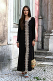 Black Beige Karima Kaftan Caftan-Moroccan Kaftan,Black Beige Karima Kaftan Caftan-Moroccan Kaftan