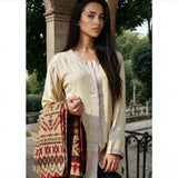 Beige Embroidered Boyfriend Magrib Shirt - Maison De Marrakech