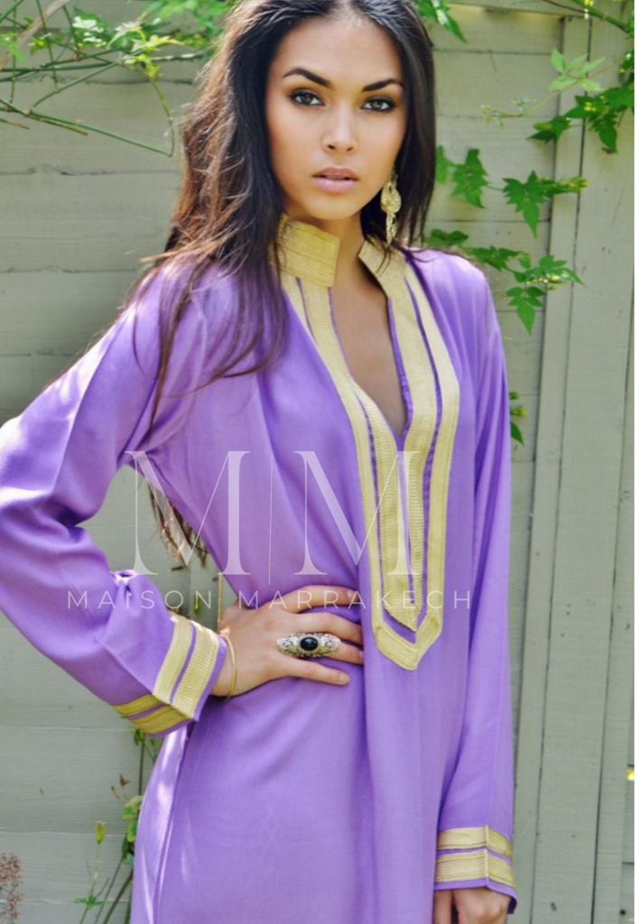 Mariam Style Lilac Kaftan