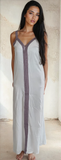 White Boho Sahra Maxi Dress- Moroccan Kaftan - Maison De Marrakech