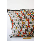 Berber Pattern Kilim Cushions-lumbar, vintage cushions No. 36 - Maison De Marrakech