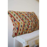 Berber Pattern Kilim Cushions-lumbar, vintage cushions No. 40 - Maison De Marrakech