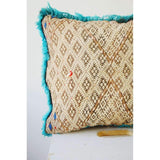 Copy of Berber Pattern Kilim Cushions-lumbar, vintage cushions No. 32 - Maison De Marrakech