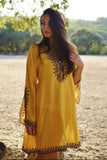 Mustard Yellow Nadia Tunic Dress - Moroccan Tunic - Maison De Marrakech