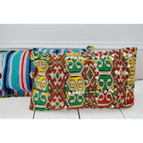 Berber Pattern Kilim Cushions-lumbar, vintage cushions No. 5 - Maison De Marrakech