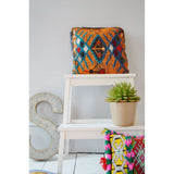 Berber Pattern Kilim Cushions-lumbar, vintage cushions No. 9 - Maison De Marrakech