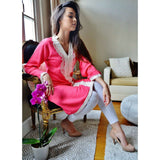 Pink Marrakech Tunic Dress - Fatimah Style - Maison De Marrakech