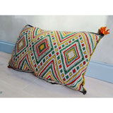 Berber Pattern Kilim Cushions-lumbar, vintage cushions No. 66 - Maison De Marrakech