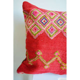 Berber Pattern Kilim Cushions-lumbar, vintage cushions No.2019F - Maison De Marrakech