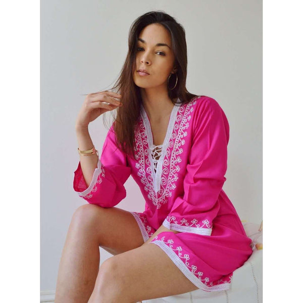 Pink Traditional Marrakech Tunic - Maison De Marrakech