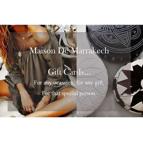 Gift Card - Maison De Marrakech