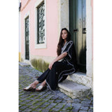 Black Berber Maternity Kaftan - Maison De Marrakech