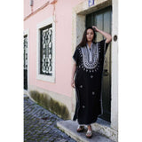 Black Berber Maternity Kaftan - Maison De Marrakech