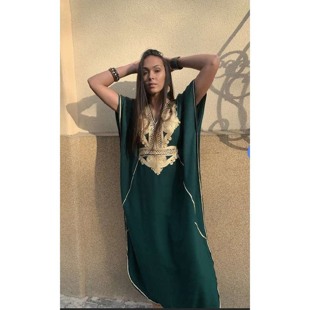 Green Gold Marrakech Kaftan Caftan & Loungewear,Green Gold Marrakech Kaftan Caftan & Loungewear