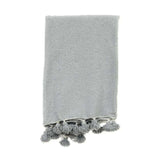 Grey Moroccan Handwoven Bed Cover Blanket Pom Pom,Grey Moroccan Handwoven Bed Cover Blanket Pom Pom
