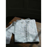 Men's White Kaftan Shirt - Maison De Marrakech