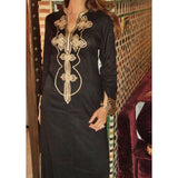 Black Moroccan Aisha Kaftan - Maison De Marrakech