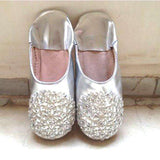 Silver Les Etoile Babouche Slippers - Maison De Marrakech