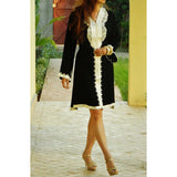 Black Marrakech Tunic Dress - Fatimah Style - Maison De Marrakech