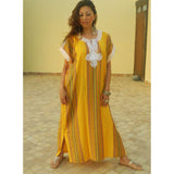 Resort Caftan Bedoin Style- Yellow - Maison De Marrakech