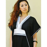 Black Resort Marine Kaftan - Maison De Marrakech