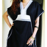 Black Resort Marine Kaftan - Maison De Marrakech