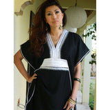 Black Resort Marine Kaftan - Maison De Marrakech