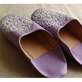 Lilac Babouche Les Etoile Slippers - Maison De Marrakech