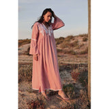 Pink Caftan Kaftan Noor Maxi Dress-moroccan kaftan - Maison De Marrakech