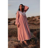 Pink Caftan Kaftan Noor Maxi Dress-moroccan kaftan - Maison De Marrakech