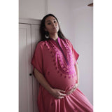 Pink Berber Maternity Kaftan - Maison De Marrakech