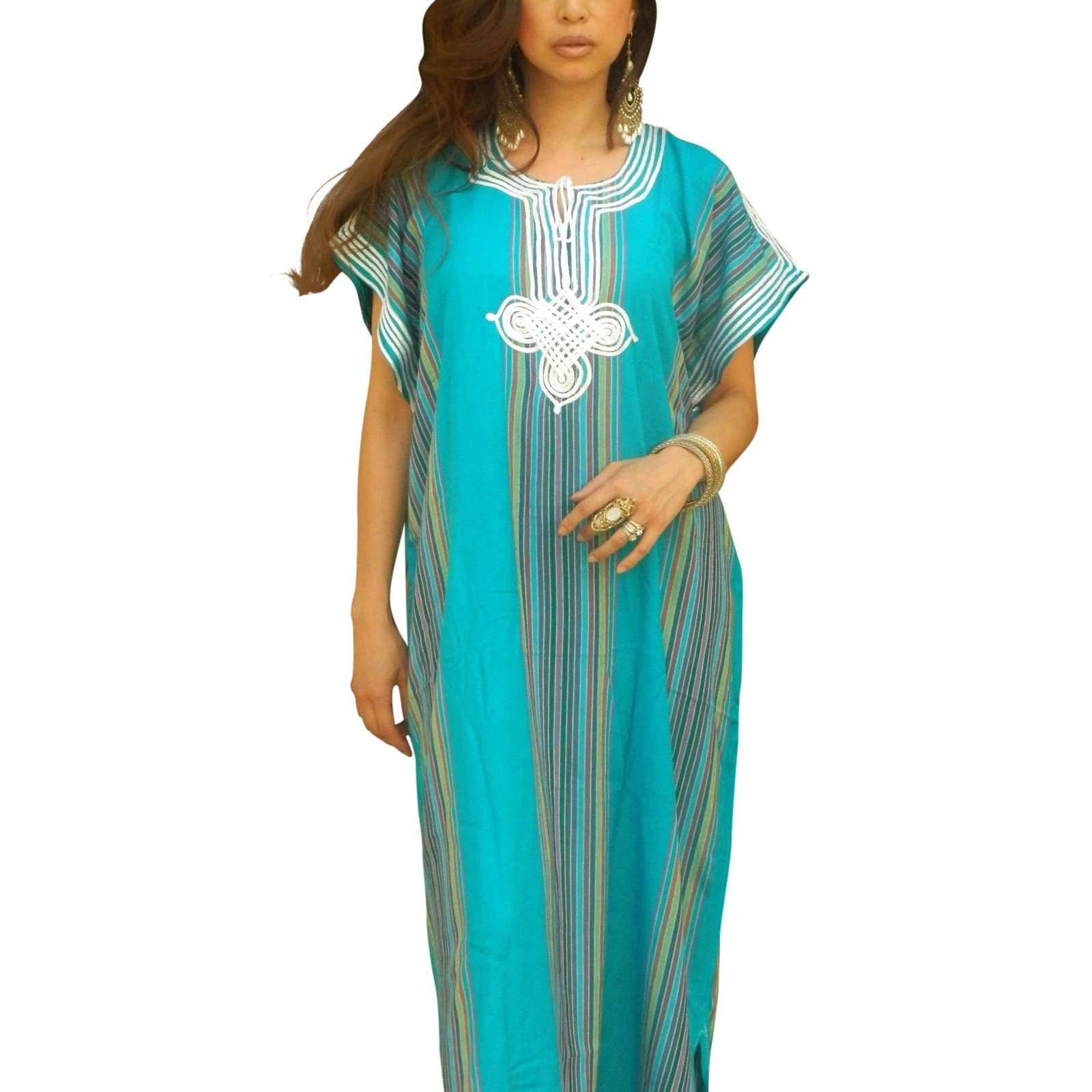 Beach Wedding Kaftans Bridesmaids Caftan Kaftan Turquoiseperfect for